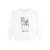 akita-sweatshirt-white Akita Sweatshirt, White, front view
