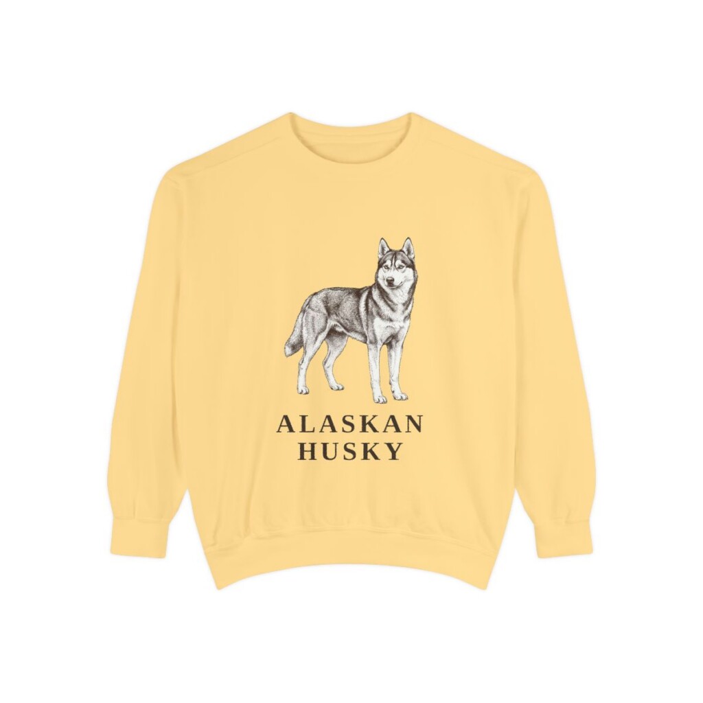 Alaskan Husky Sweatshirt, Butter, front view