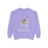 Alaskan Husky Dad Sweatshirt, Violet, front view
