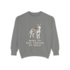 Alaskan Husky Humor Sweatshirt, Grey, front view