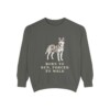 Alaskan Husky Humor Sweatshirt, Pepper, front view