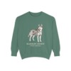 Alaskan Husky Latin Sweatshirt, Light Green, front view