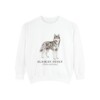 Alaskan Husky Latin Sweatshirt, White, front view