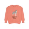 Alaskan Husky Mom Sweatshirt, Terracotta, front view