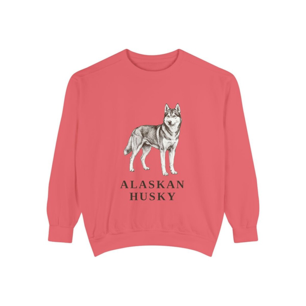 Alaskan Husky Sweatshirt, Watermelon, front view