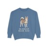 Alaskan Klee Kai Sweatshirt, Blue Jean, front view