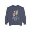 Alaskan Klee Kai Dad Sweatshirt, Denim, front view
