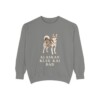 Alaskan Klee Kai Dad Sweatshirt, Grey, front view