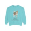 Alaskan Klee Kai Humor Sweatshirt, Chalky Mint, front view