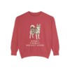 Alaskan Klee Kai Humor Sweatshirt, Crimson, front view