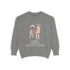 Alaskan Klee Kai Humor Sweatshirt, Grey, front view