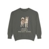 Alaskan Klee Kai Humor Sweatshirt, Pepper, front view