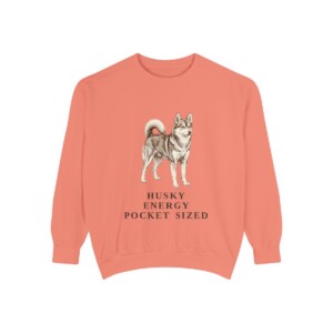 Alaskan Klee Kai Humor Sweatshirt, Terracotta, front view