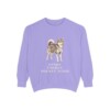 Alaskan Klee Kai Humor Sweatshirt, Violet, front view