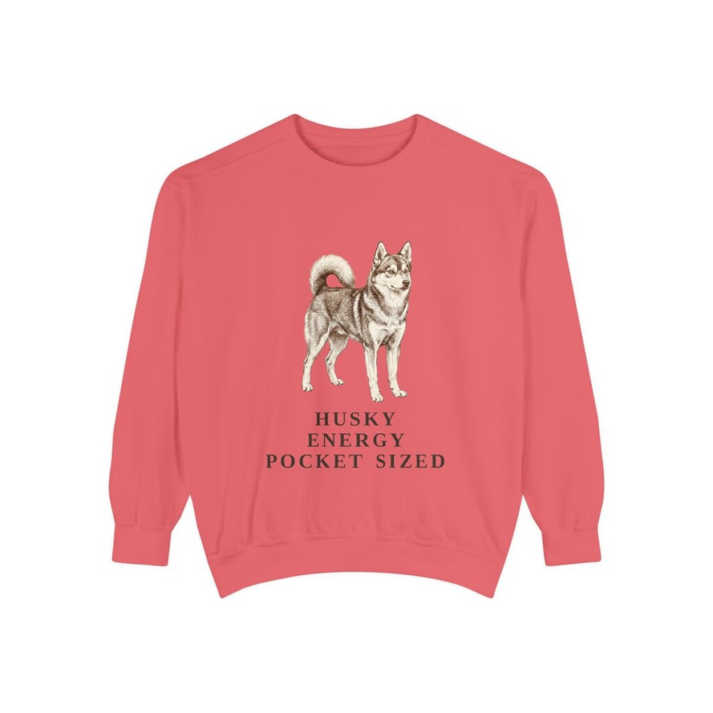 Alaskan Klee Kai Humor Sweatshirt, Watermelon, front view
