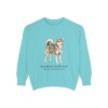 Alaskan Klee Kai Latin Sweatshirt, Chalky Mint, front view