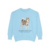 Alaskan Klee Kai Latin Sweatshirt, Chambray, front view