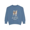 Alaskan Klee Kai Mom Sweatshirt, Blue Jean, front view