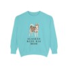 Alaskan Klee Kai Mom Sweatshirt, Chalky Mint, front view