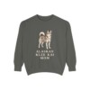 Alaskan Klee Kai Mom Sweatshirt, Pepper, front view