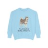 Alaskan Malamute Sweatshirt, Chambray, front view