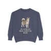 Alaskan Malamute Dad Sweatshirt, Denim, front view