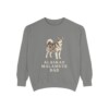 Alaskan Malamute Dad Sweatshirt, Grey, front view