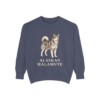 Alaskan Malamute Sweatshirt, Denim, front view