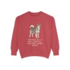 Alaskan Malamute Humor Sweatshirt, Crimson, front view