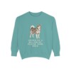 Alaskan Malamute Humor Sweatshirt, Seafoam, front view