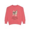 Alaskan Malamute Humor Sweatshirt, Watermelon, front view