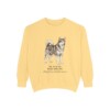 Alaskan Malamute Latin Sweatshirt, Butter, front view