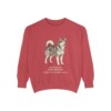 Alaskan Malamute Latin Sweatshirt, Crimson, front view