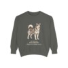 Alaskan Malamute Latin Sweatshirt, Pepper, front view
