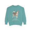 Alaskan Malamute Latin Sweatshirt, Seafoam, front view