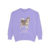 Alaskan Malamute Latin Sweatshirt, Violet, front view