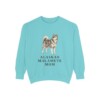 Alaskan Malamute Mom Sweatshirt, Chalky Mint, front view