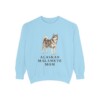 Alaskan Malamute Mom Sweatshirt, Chambray, front view