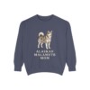 Alaskan Malamute Mom Sweatshirt, Denim, front view