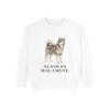 Alaskan Malamute Sweatshirt, White, front view