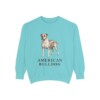 American Bulldog Sweatshirt, Chalky Mint, front view