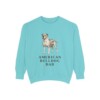 American Bulldog Dad Sweatshirt, Chalky Mint, front view