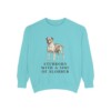 American Bulldog Humor Sweatshirt, Chalky Mint, front view
