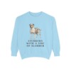 American Bulldog Humor Sweatshirt, Chambray, front view