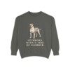 American Bulldog Humor Sweatshirt, Pepper, front view