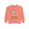 American Bulldog Humor Sweatshirt, Terracotta, front view