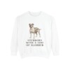 American Bulldog Humor Sweatshirt, White, front view