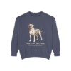 american-bulldog-sweatshirt-latin-denim American Bulldog Latin Sweatshirt, Denim, front view