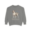 american-bulldog-sweatshirt-latin-grey American Bulldog Latin Sweatshirt, Grey, front view