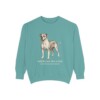 american-bulldog-sweatshirt-latin-seafoam American Bulldog Latin Sweatshirt, Seafoam, front view